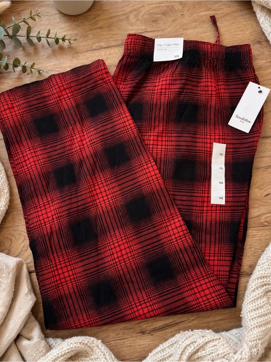 Goodfellow & Co Other - Goodfellow & Co Red and Black Plaid Lounge Pants
